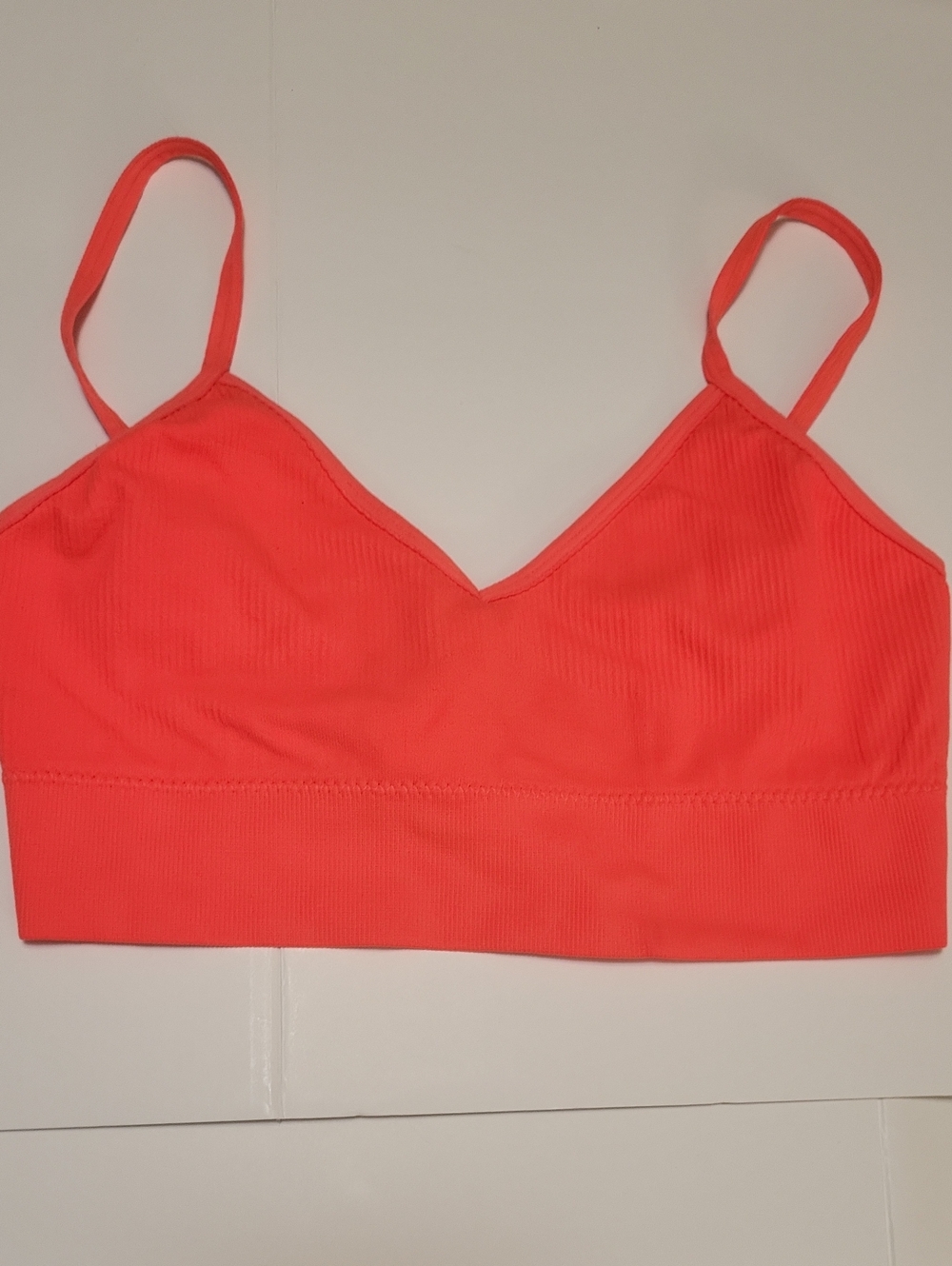 Bright Orange Bralette Size LARGE